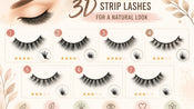 3D Strip Lashes for a Natural Look: 7 Best Options