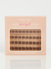 Pretty Bronzed Pre-Glued Cluster Lashes 40 Pack