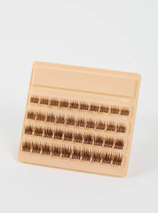 Pretty Bronzed Pre-Glued Cluster Lashes 40 Pack