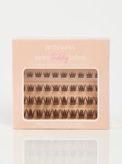 Pretty Teddy Pre-Glued Cluster Lashes 40 Pack