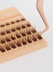 Pretty Teddy Pre-Glued Cluster Lashes 40 Pack